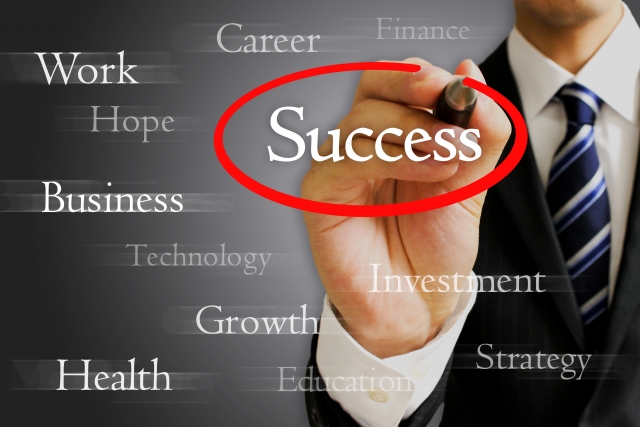 「Success」の文字